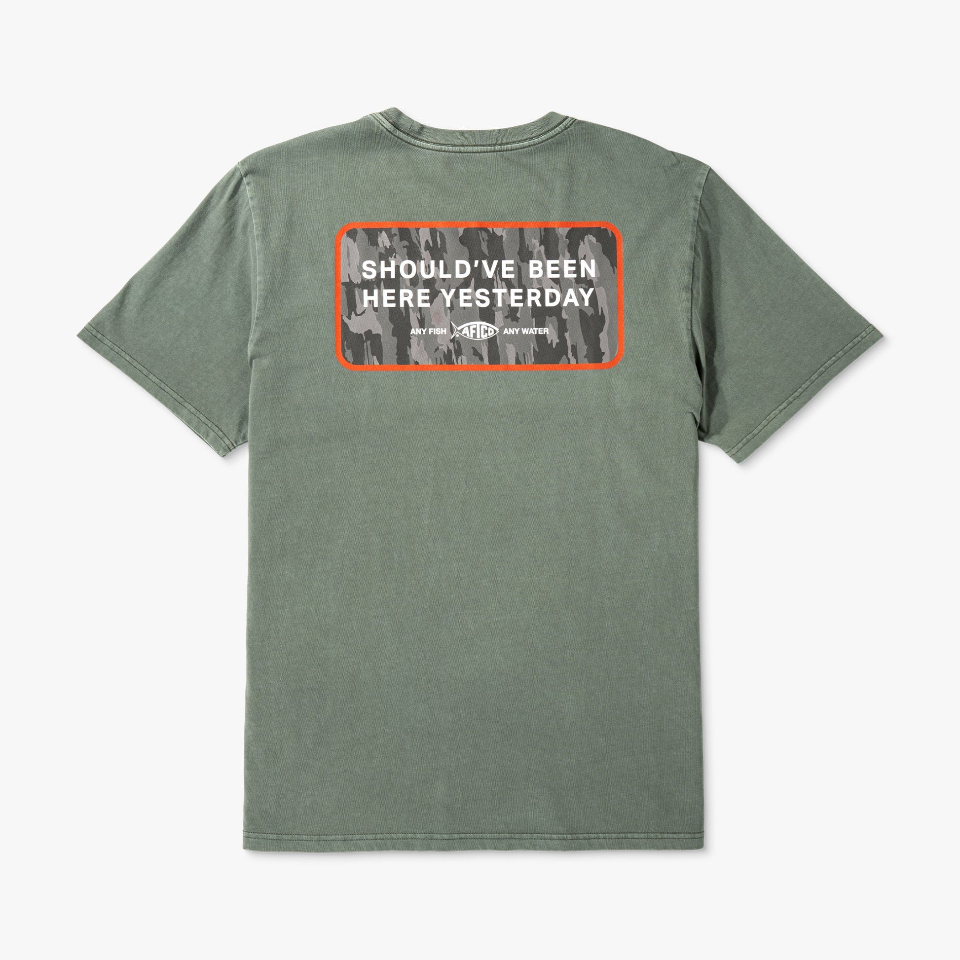 Mens Yesterday Short Sleeve Men's Fishing T-Shirt - AFTCO