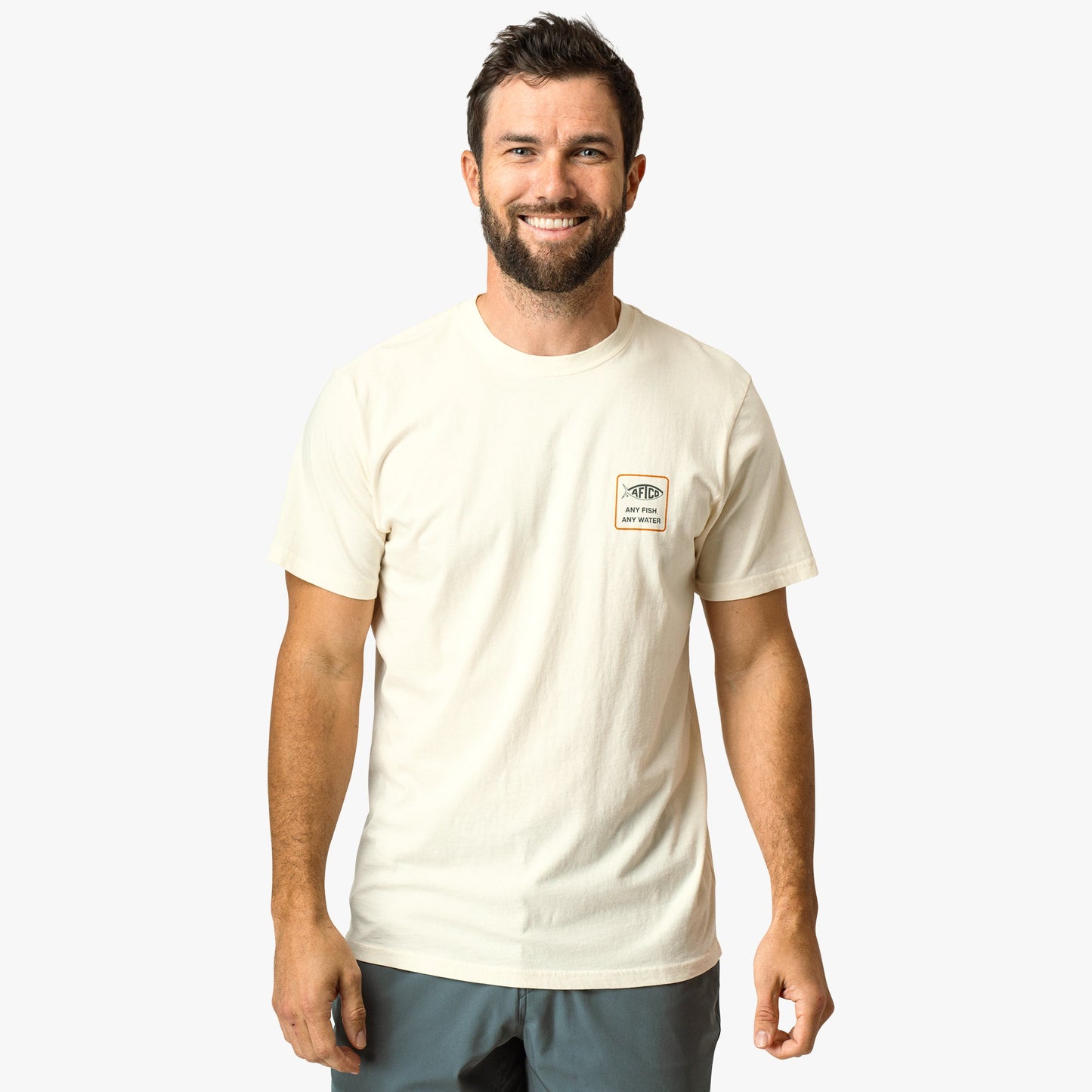 Mens Yesterday Short Sleeve Men's Fishing T-Shirt - AFTCO