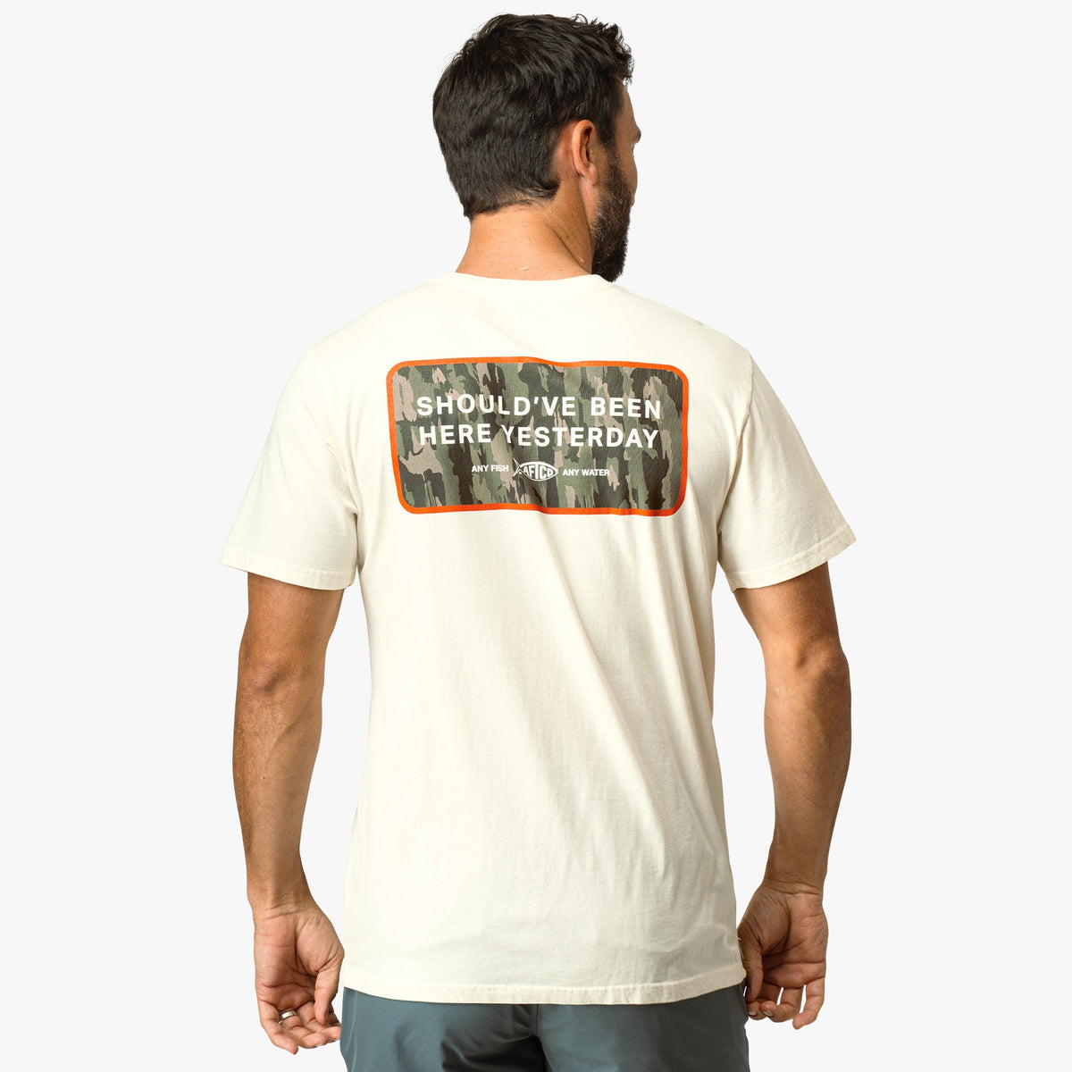 Mens Yesterday Short Sleeve Men's Fishing T-Shirt - AFTCO