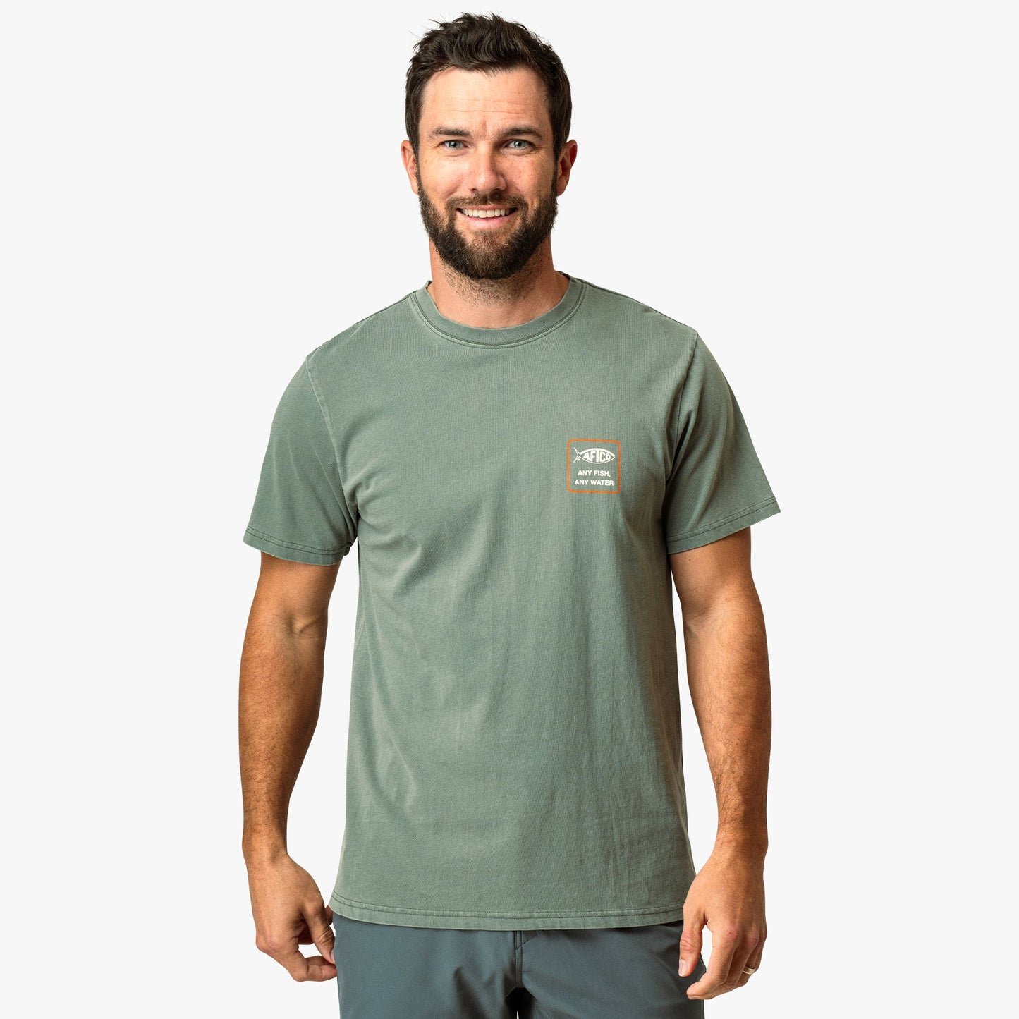 Mens Yesterday Short Sleeve Men's Fishing T-Shirt - AFTCO
