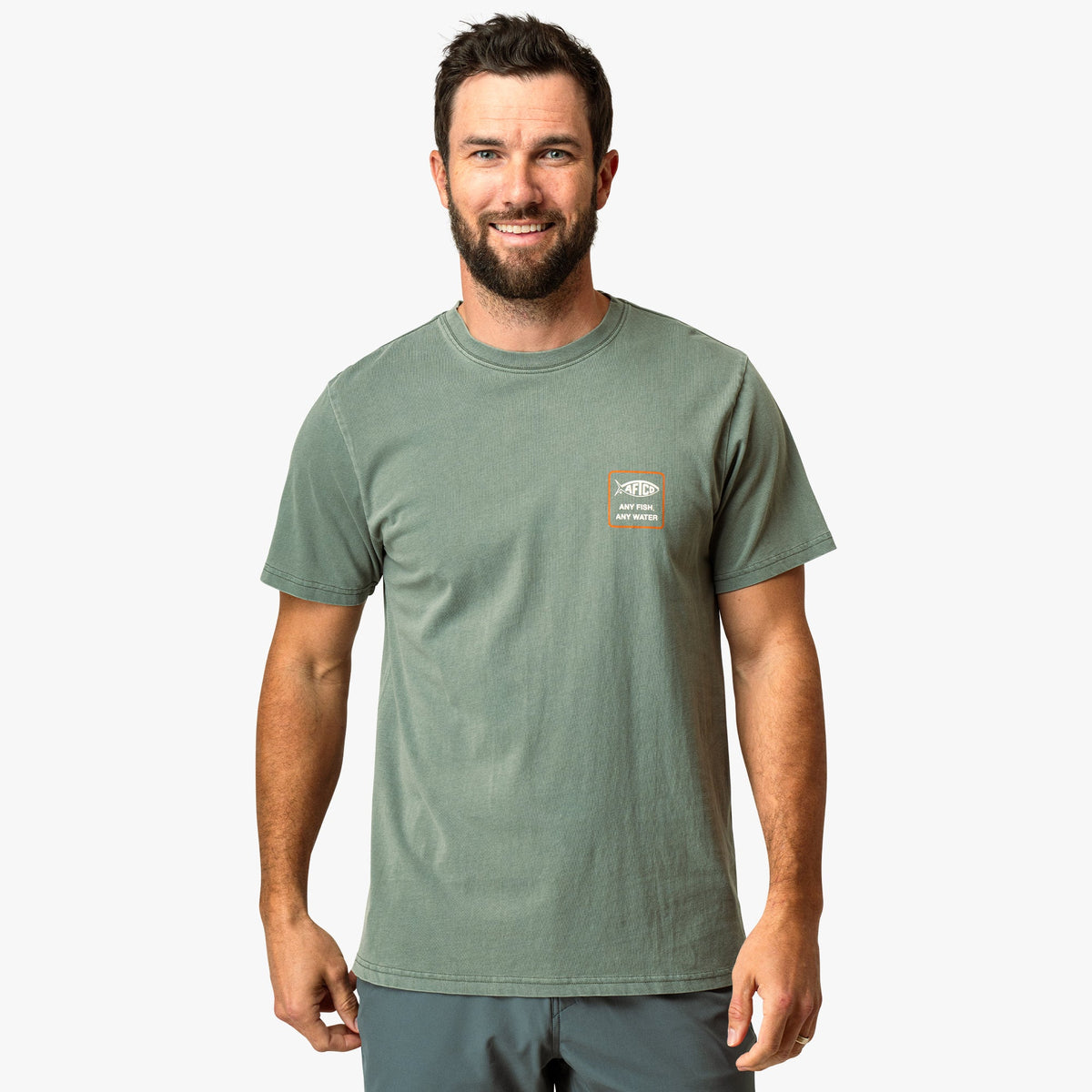 Mens Yesterday Short Sleeve Men's Fishing T-Shirt - AFTCO
