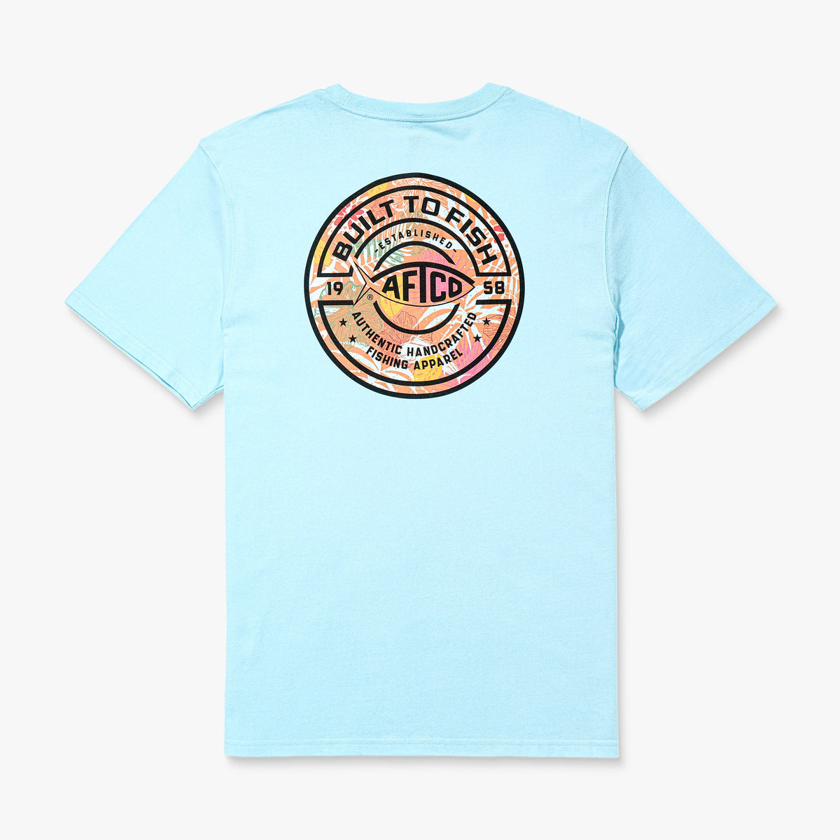 Mens Tropics Short Sleeve Men's Fishing T-Shirt - AFTCO
