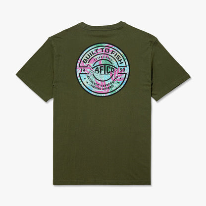 Mens Tropics Short Sleeve Men's Fishing T-Shirt - AFTCO
