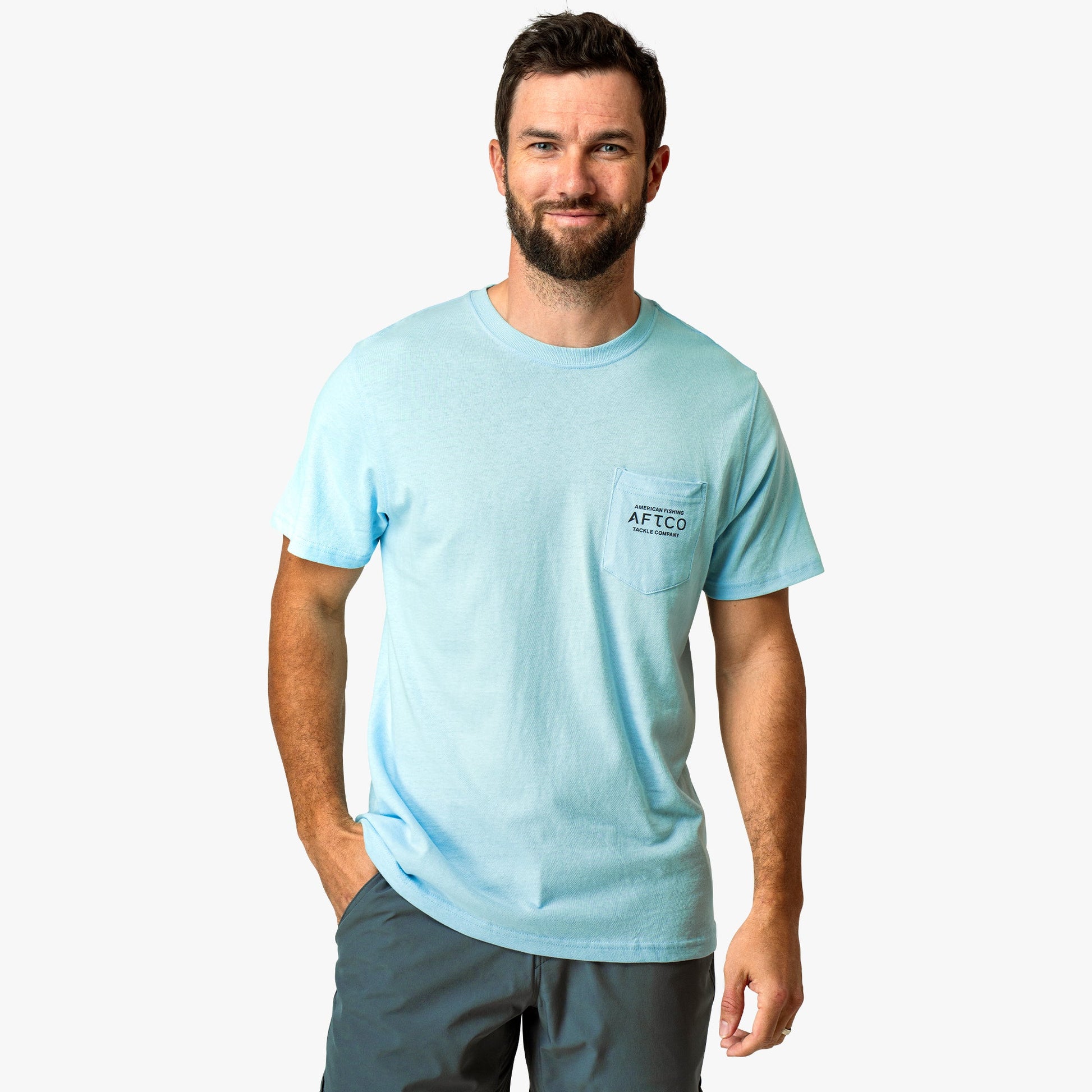 Mens Tropics Short Sleeve Men's Fishing T-Shirt - AFTCO