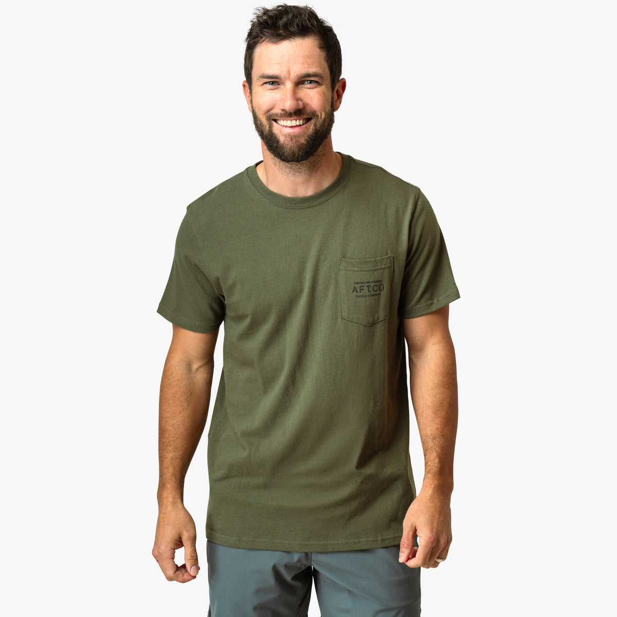 Mens Tropics Short Sleeve Men's Fishing T-Shirt - AFTCO