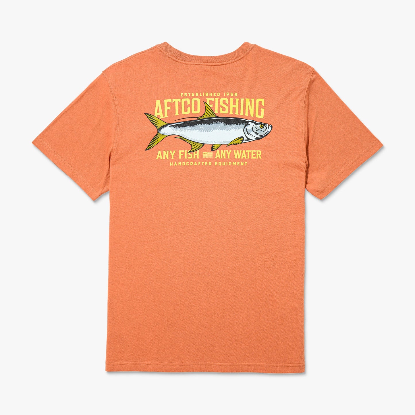 Mens Big Scale Short Sleeve Fishing T-Shirt - AFTCO