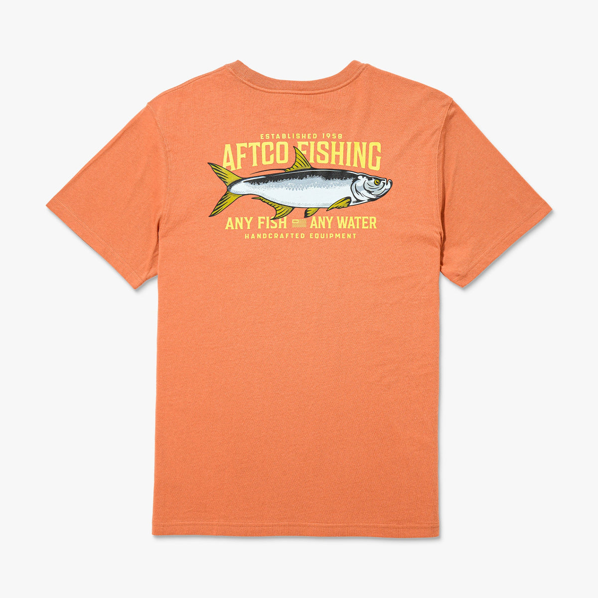 Mens Big Scale Short Sleeve Fishing T-Shirt - AFTCO
