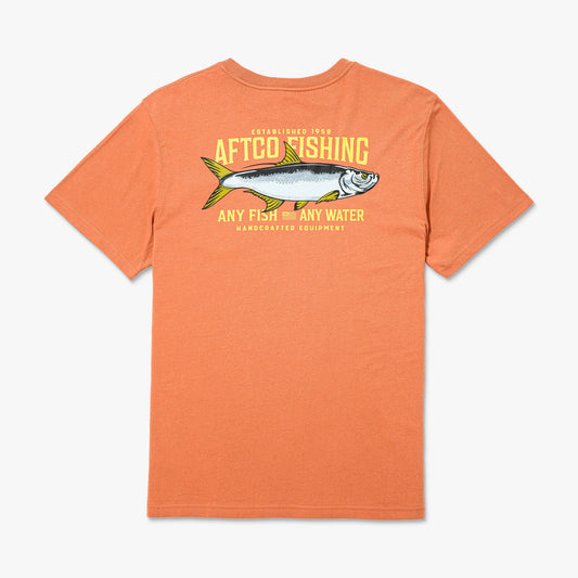Mens Big Scale Short Sleeve Fishing T-Shirt - AFTCO