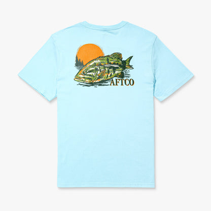 Mens Reflection Short Sleeve Fishing T-Shirt - AFTCO