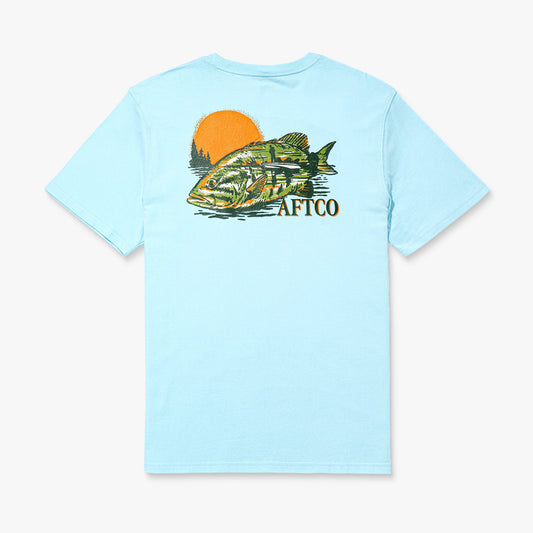 Mens Reflection Short Sleeve Fishing T-Shirt - AFTCO