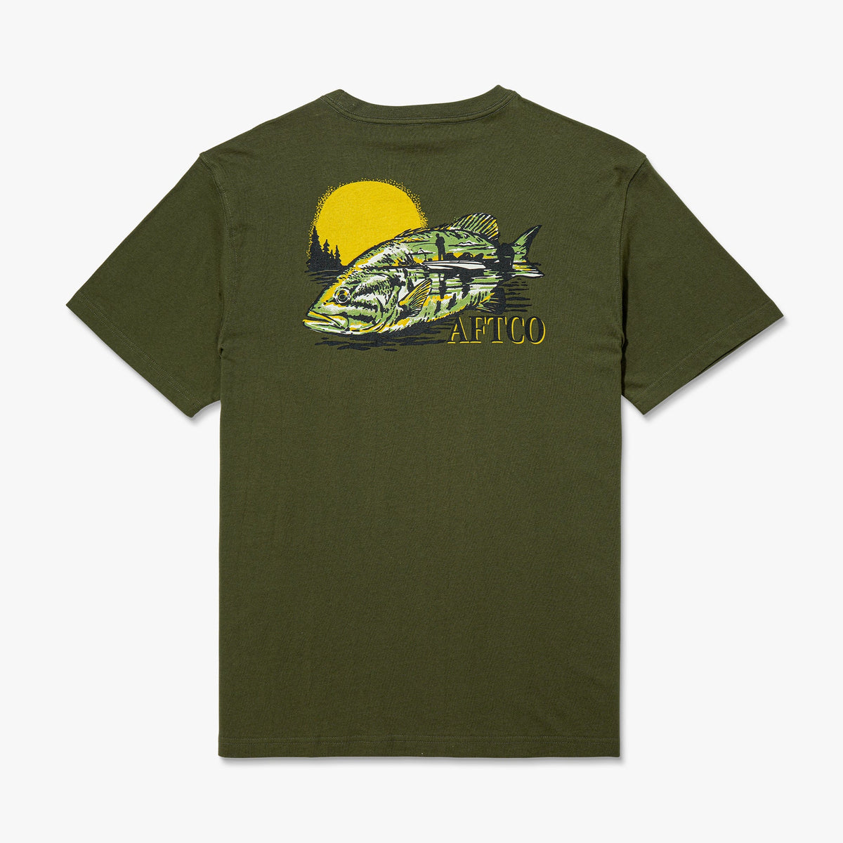 Mens Reflection Short Sleeve Fishing T-Shirt - AFTCO