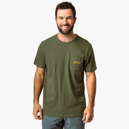 Mens Reflection Short Sleeve Fishing T-Shirt - AFTCO
