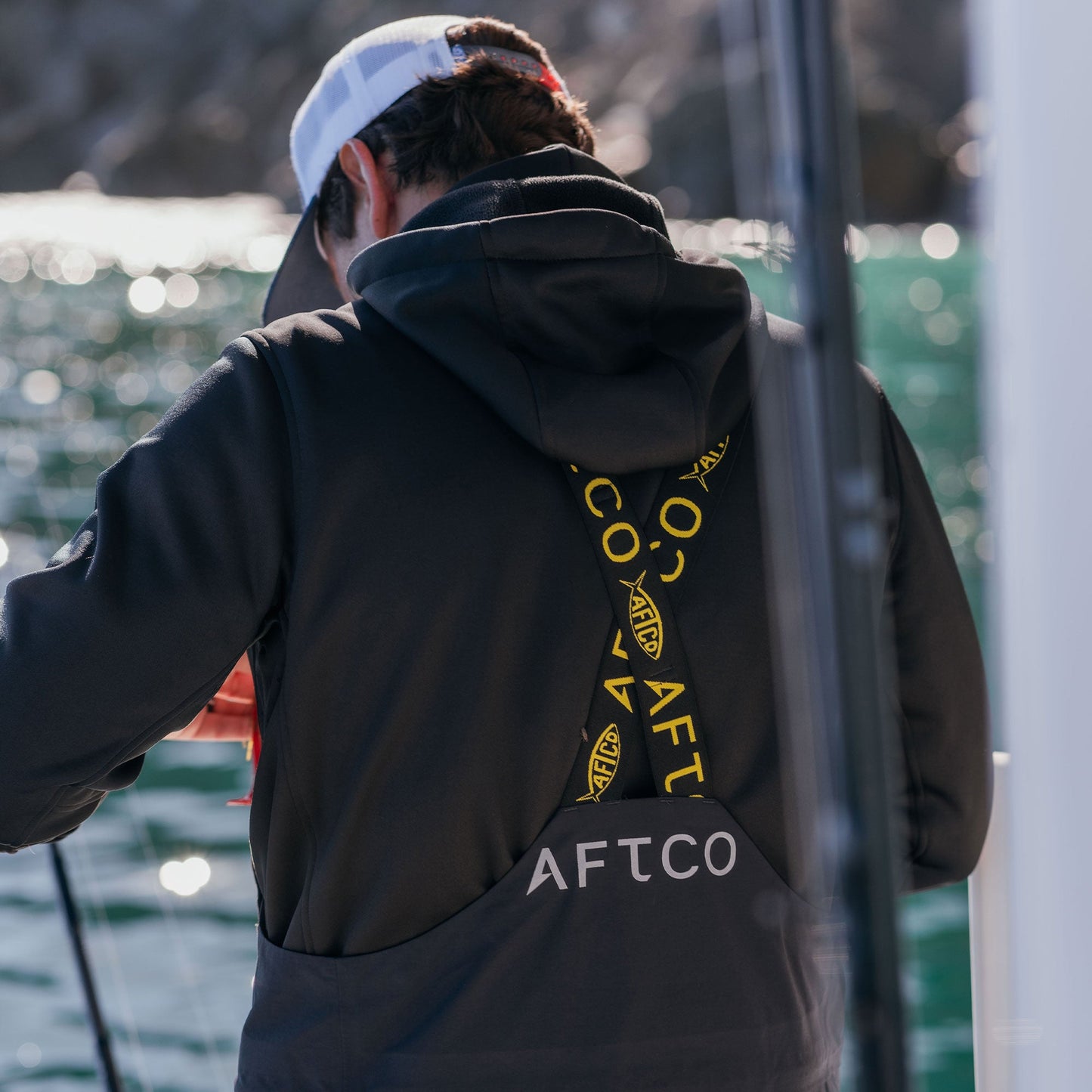 Mens Fortress Fishing Bibs - AFTCO
