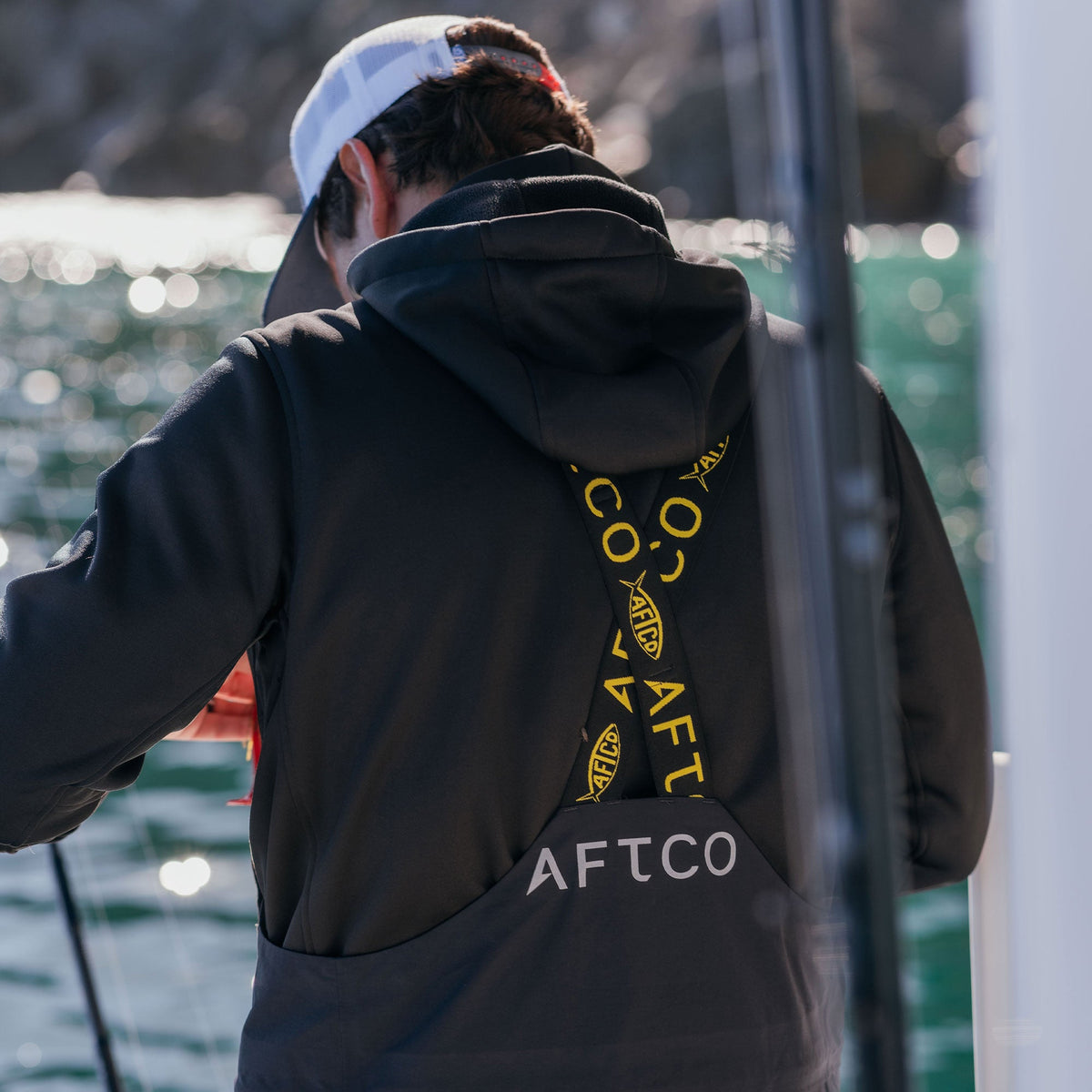 Mens Fortress Fishing Bibs - AFTCO