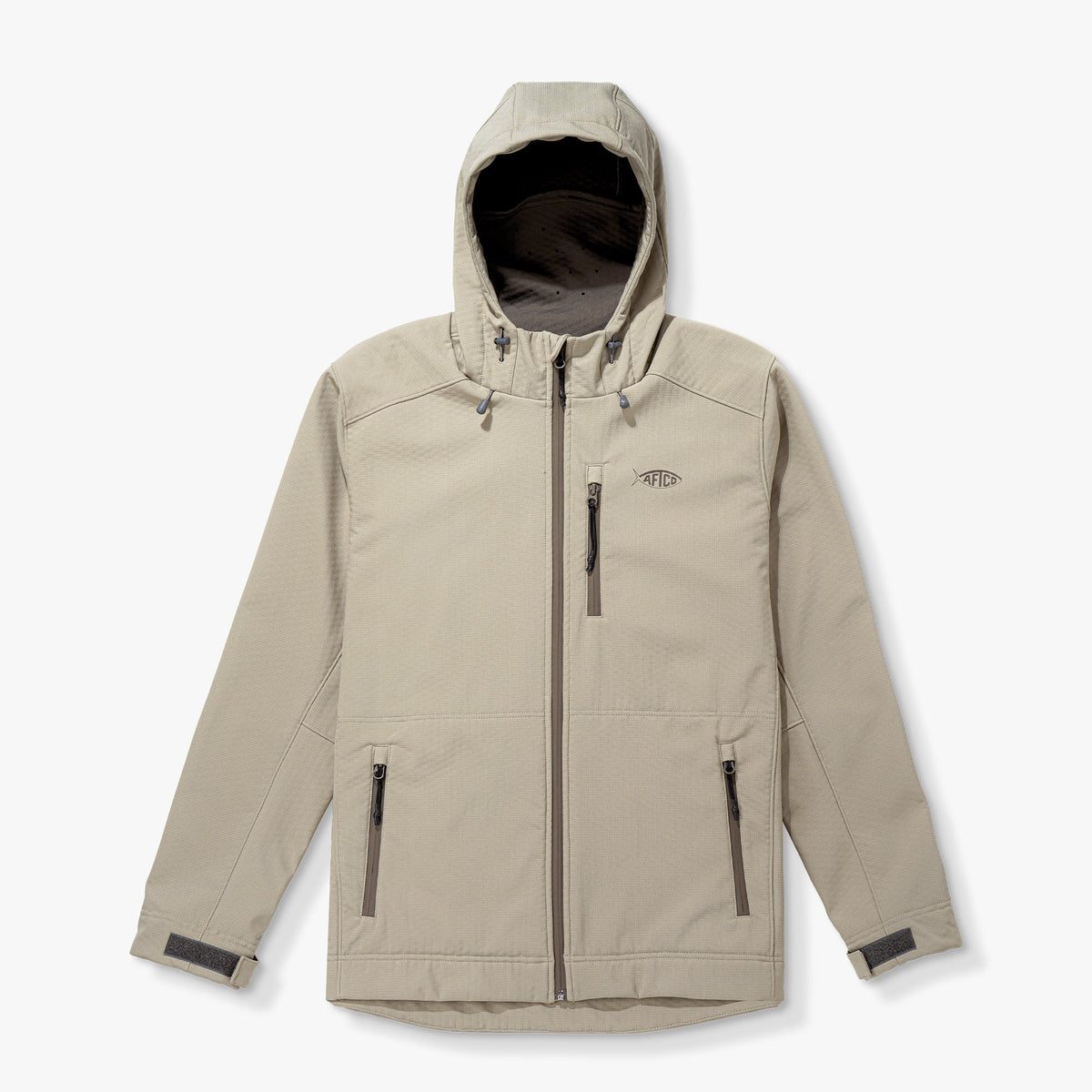 Mens Reaper Softshell Zip Up Jacket - AFTCO
