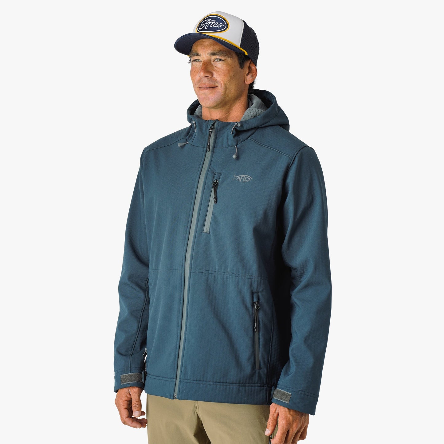 Mens Reaper Softshell Zip Up Jacket - AFTCO