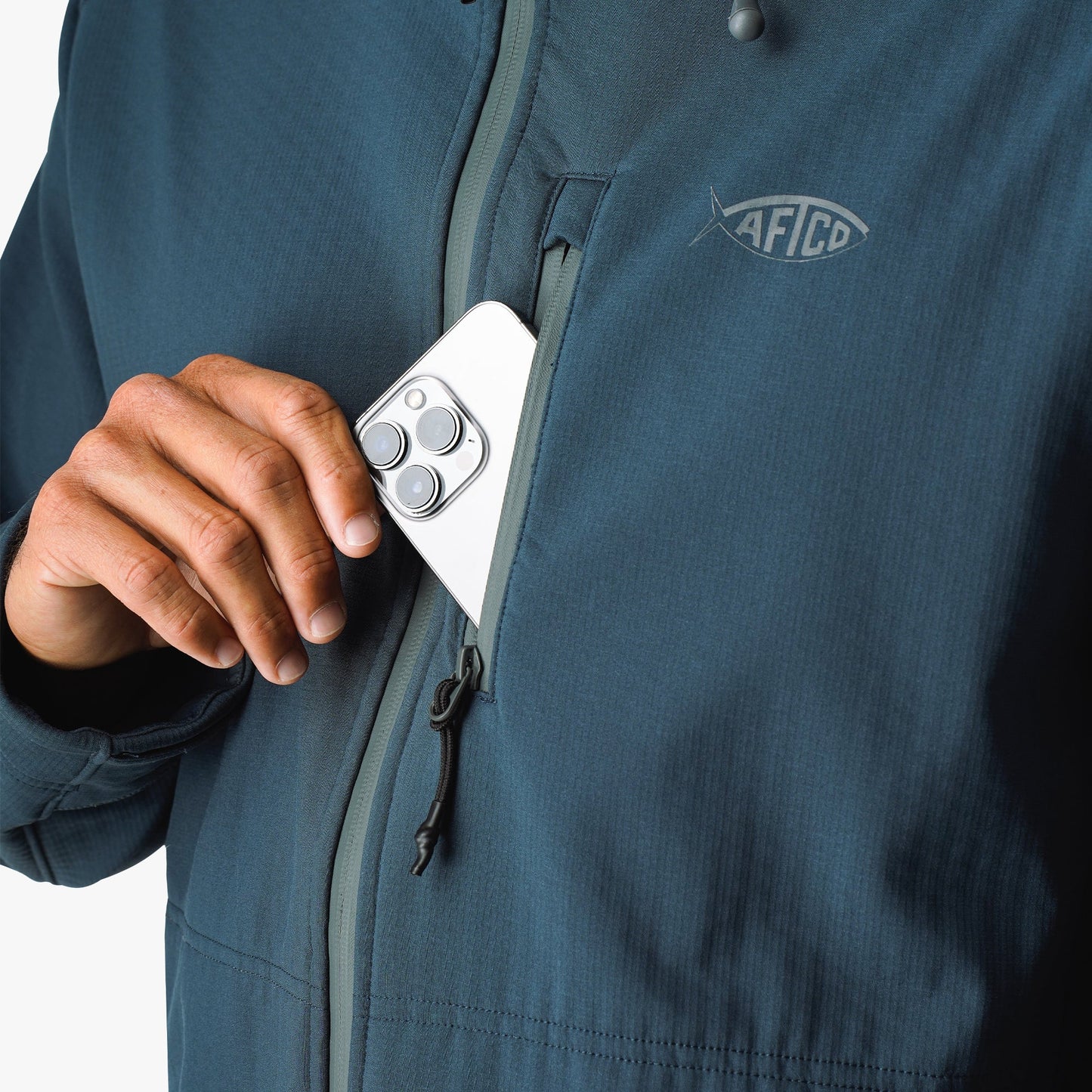 Mens Reaper Softshell Zip Up Jacket - AFTCO