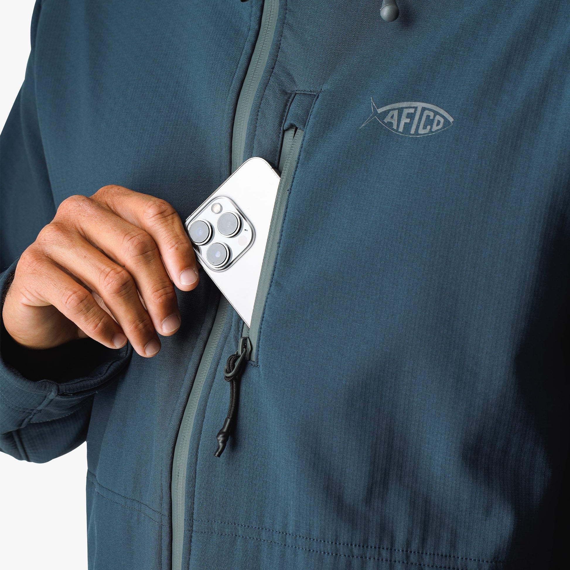 Mens Reaper Softshell Zip Up Jacket - AFTCO