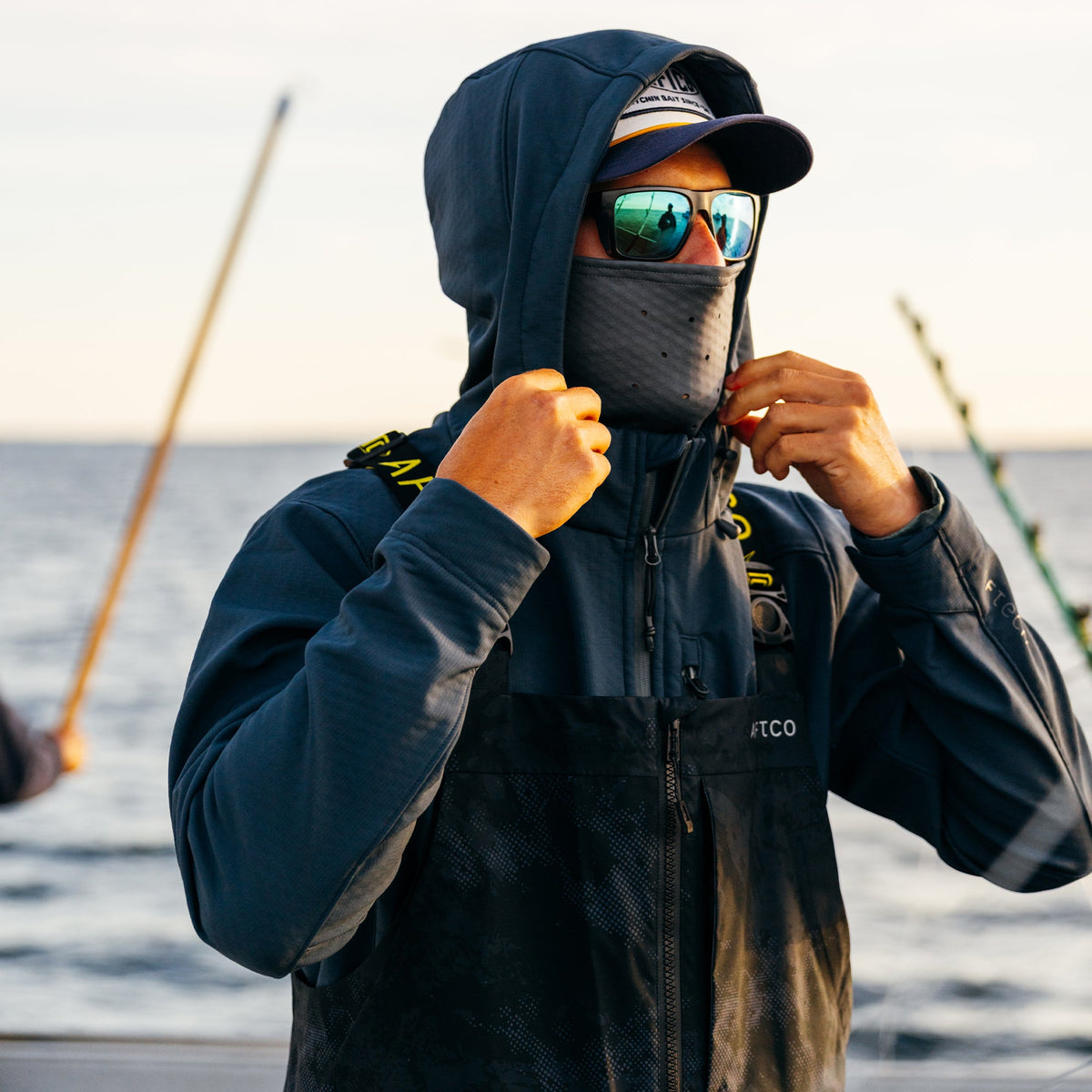 Mens Reaper Softshell Zip Up Jacket - AFTCO