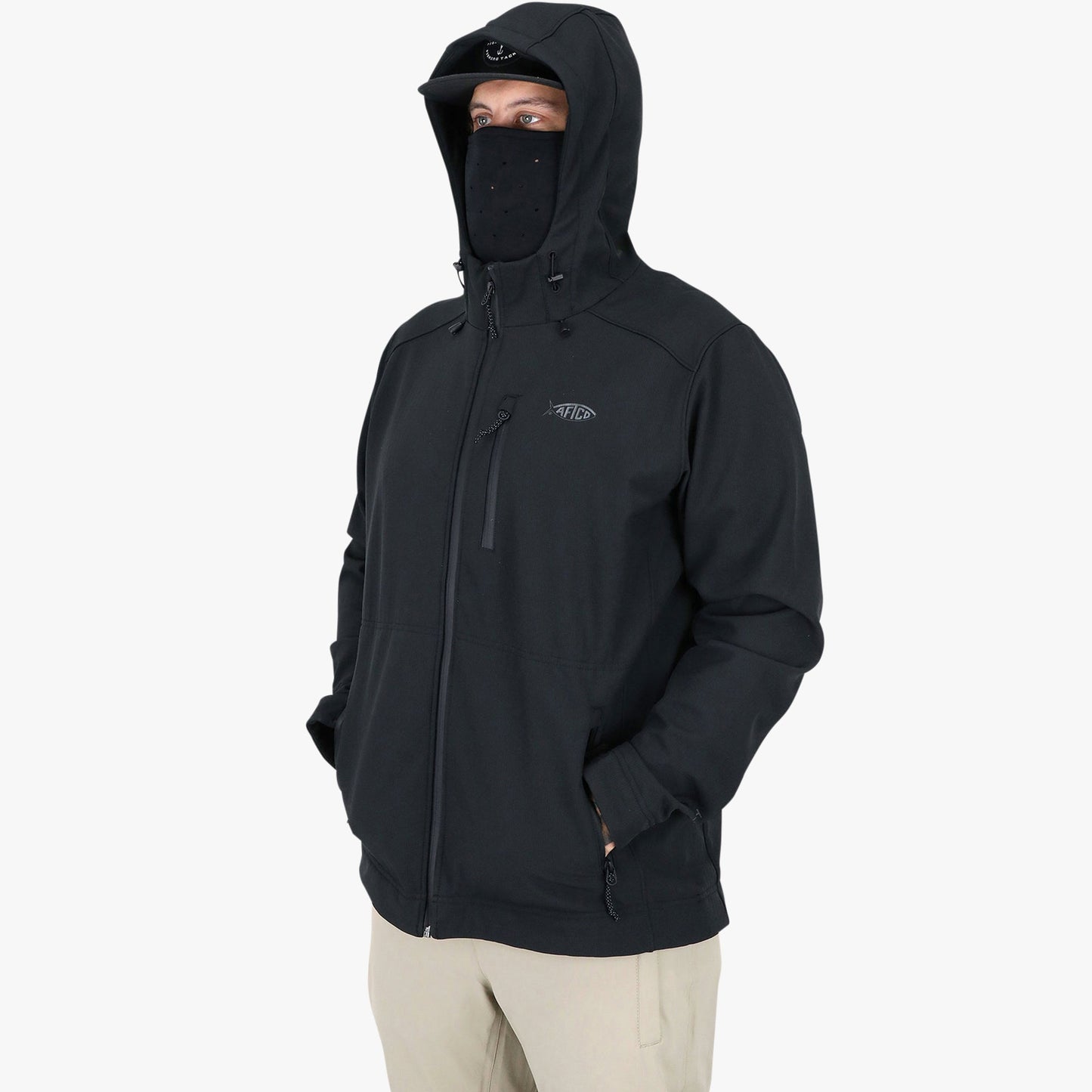 Mens Reaper Softshell Zip Up Jacket - AFTCO