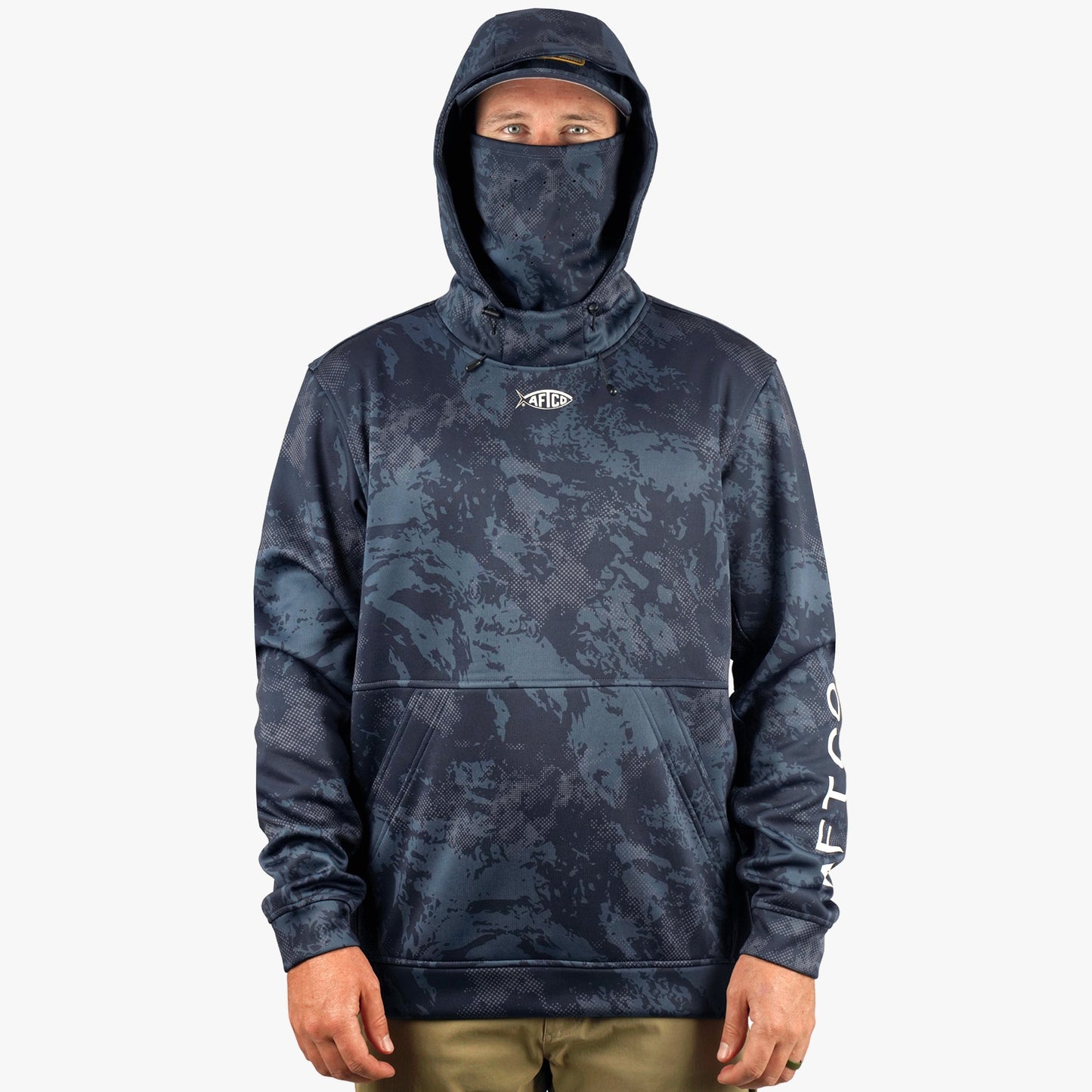 Mens Reaper Hoodie: Camo Sweatshirt - AFTCO