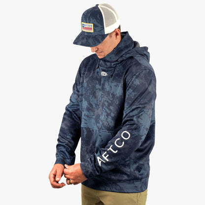 Mens Reaper Hoodie: Camo Sweatshirt - AFTCO