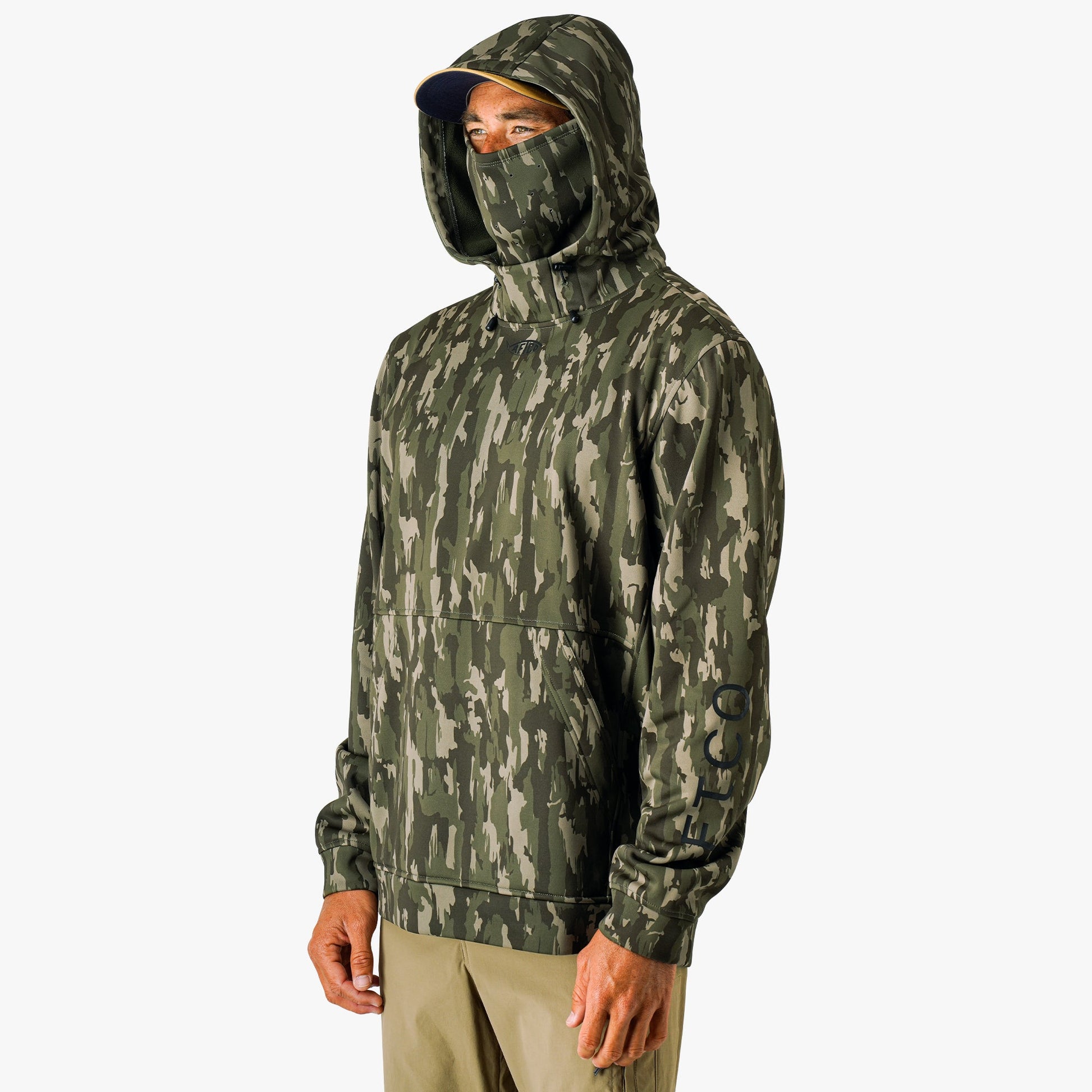 Mens Reaper Hoodie: Camo Sweatshirt - AFTCO