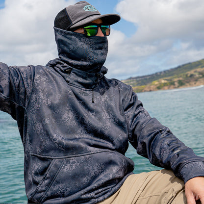 Mens Reaper Hoodie: Camo Sweatshirt - AFTCO
