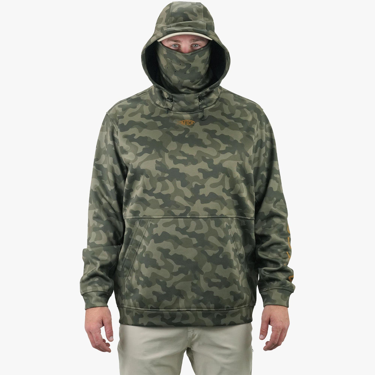 Mens Reaper Hoodie: Camo Sweatshirt - AFTCO