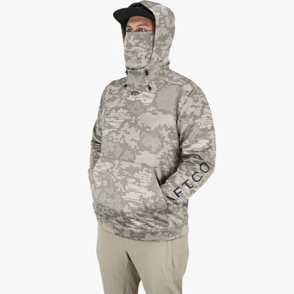 Mens Reaper Hoodie: Camo Sweatshirt - AFTCO
