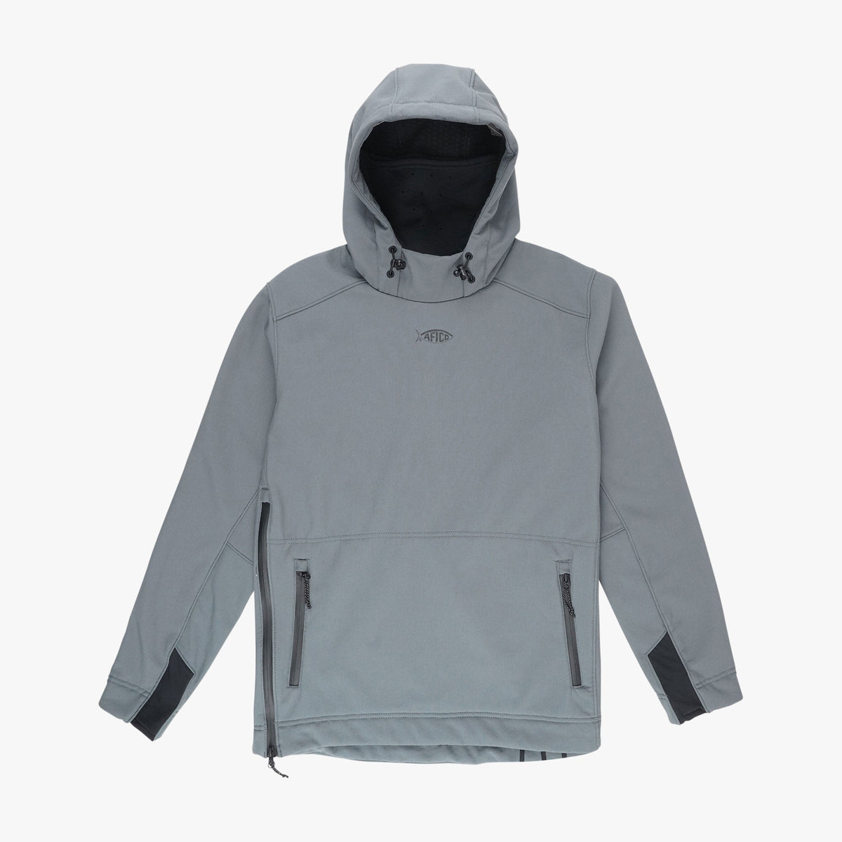 Mens Reaper Windproof Pullover Hoodie - Stretch Softshell - AFTCO