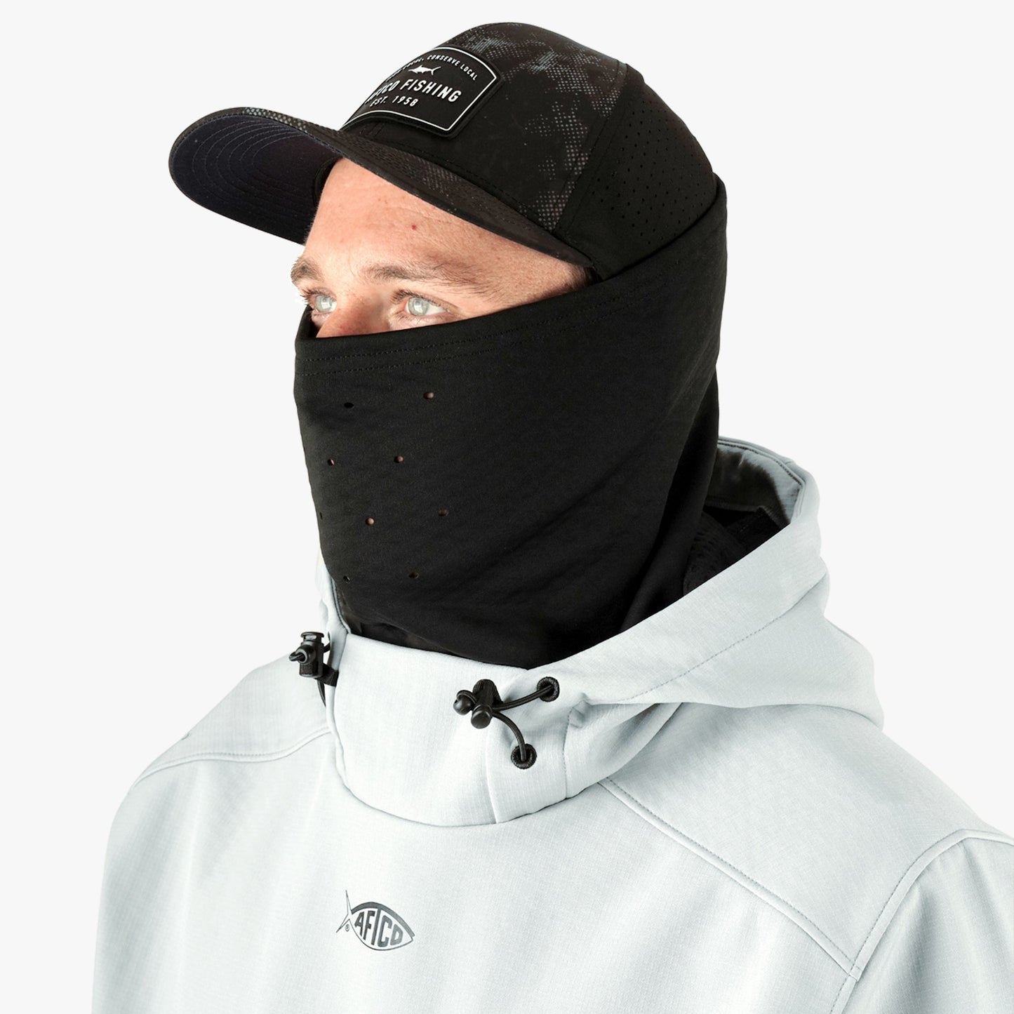 Mens Reaper Windproof Pullover Hoodie - Stretch Softshell - AFTCO