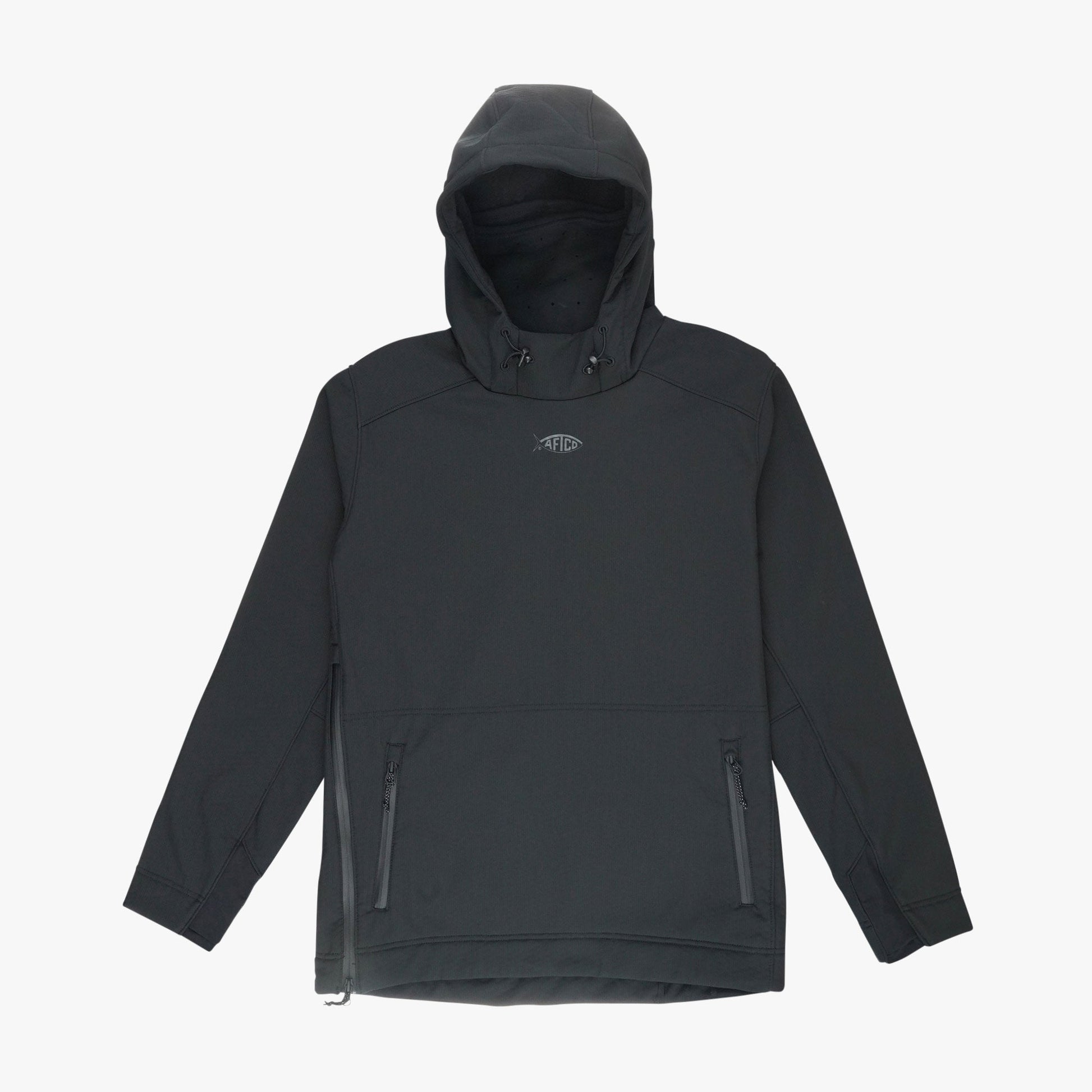 Mens Reaper Windproof Pullover Hoodie - Stretch Softshell - AFTCO