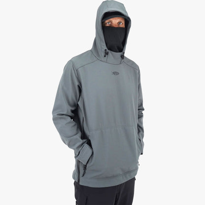 Mens Reaper Windproof Pullover Hoodie - Stretch Softshell - AFTCO