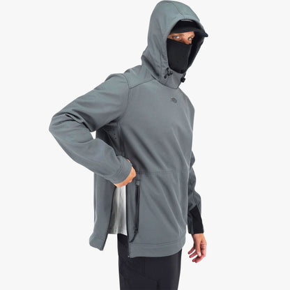 Mens Reaper Windproof Pullover Hoodie - Stretch Softshell - AFTCO