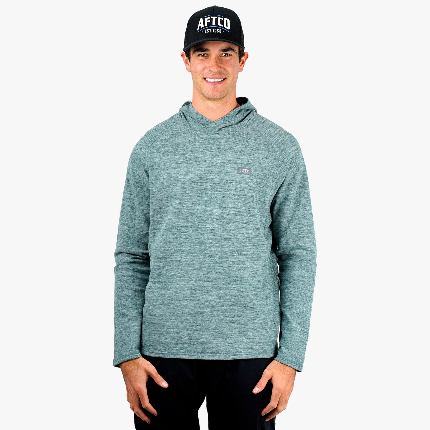 Mens Coastal Layer Pullover Hoodie - AFTCO