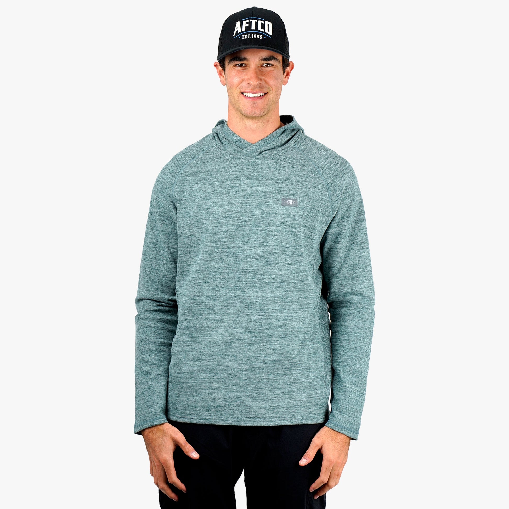 Mens Coastal Layer Pullover Hoodie - AFTCO