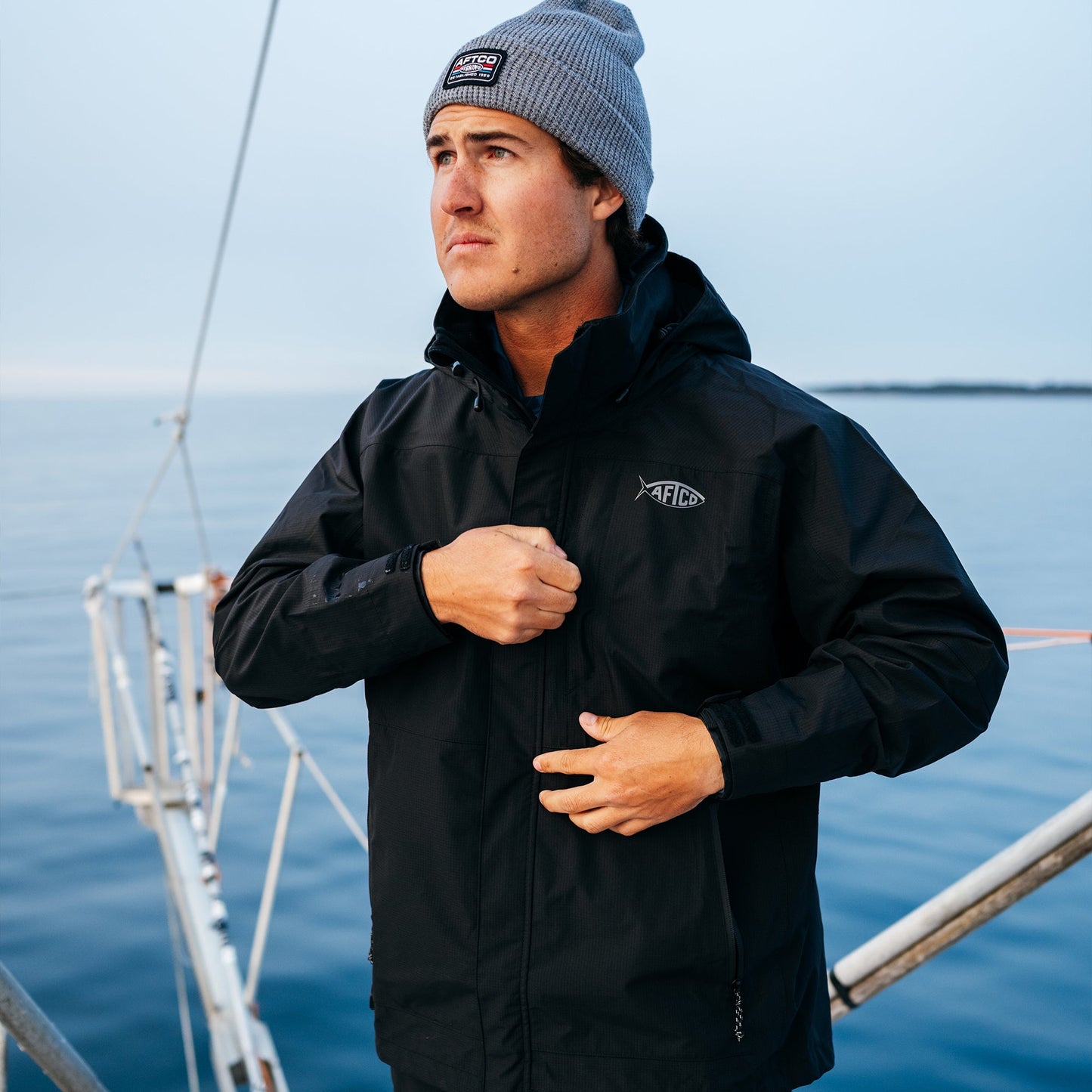 Mens Barricade Rain Gear Jacket - AFTCO