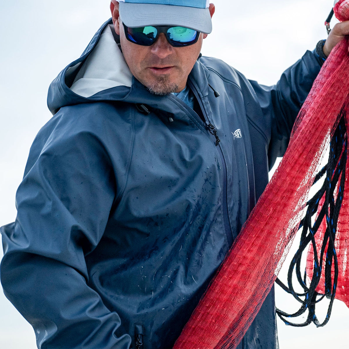 Mens Seafarer Fishing Rain Jacket - AFTCO