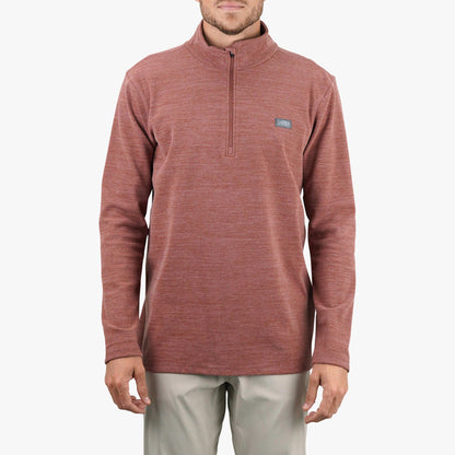 Mens Coastal Layer 1/4 Zip Fishing Pullover - AFTCO