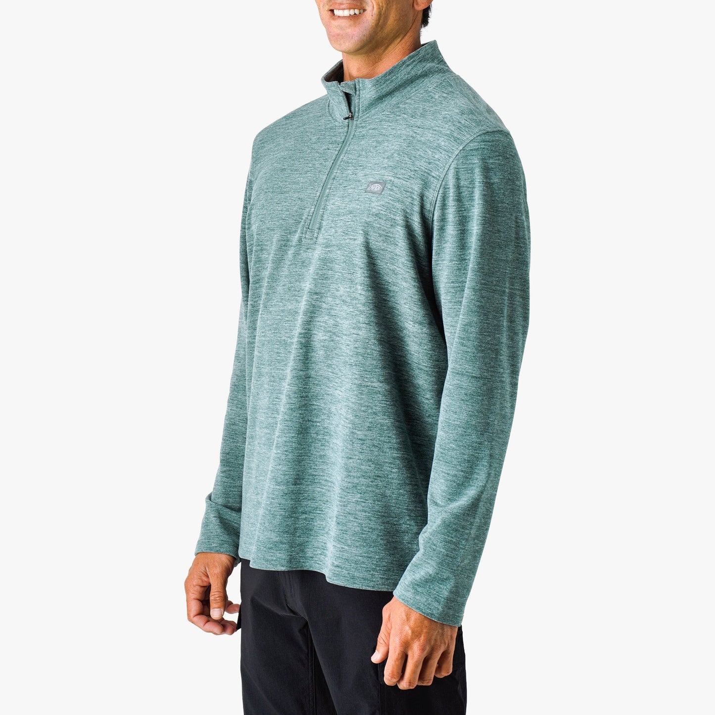 Mens Coastal Layer 1/4 Zip Fishing Pullover - AFTCO