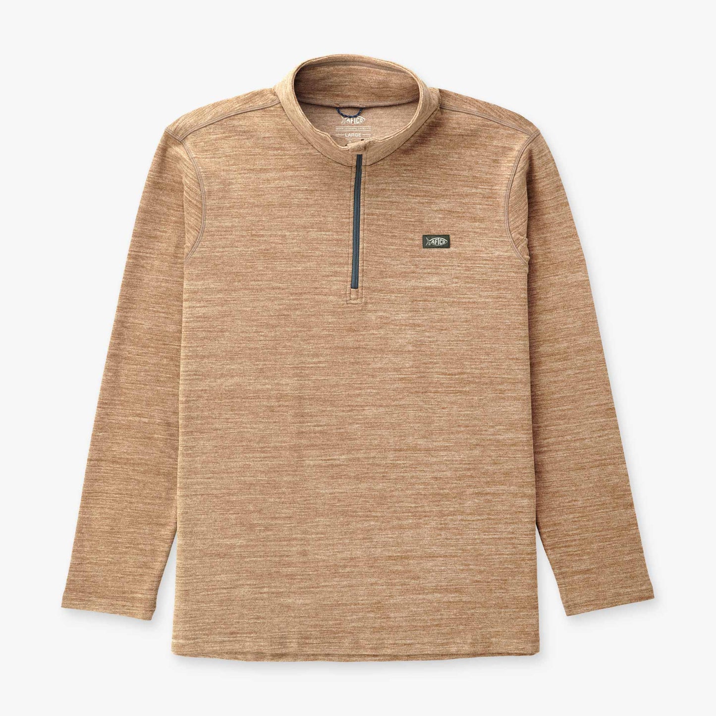 Mens Coastal Layer 1/4 Zip Fishing Pullover - AFTCO