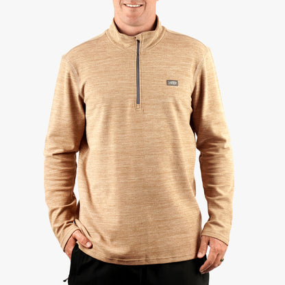 Mens Coastal Layer 1/4 Zip Fishing Pullover - AFTCO