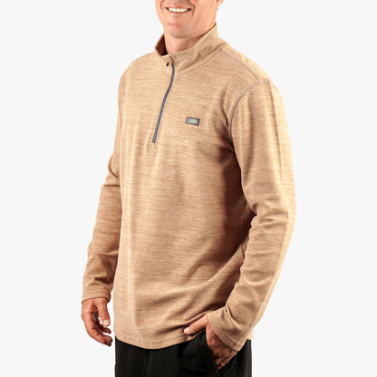 Mens Coastal Layer 1/4 Zip Fishing Pullover - AFTCO