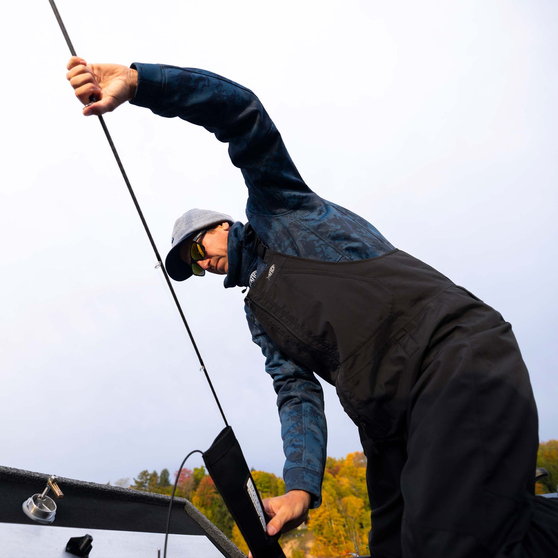 Mens Hydrobib Waterproof Fishing Bib - AFTCO