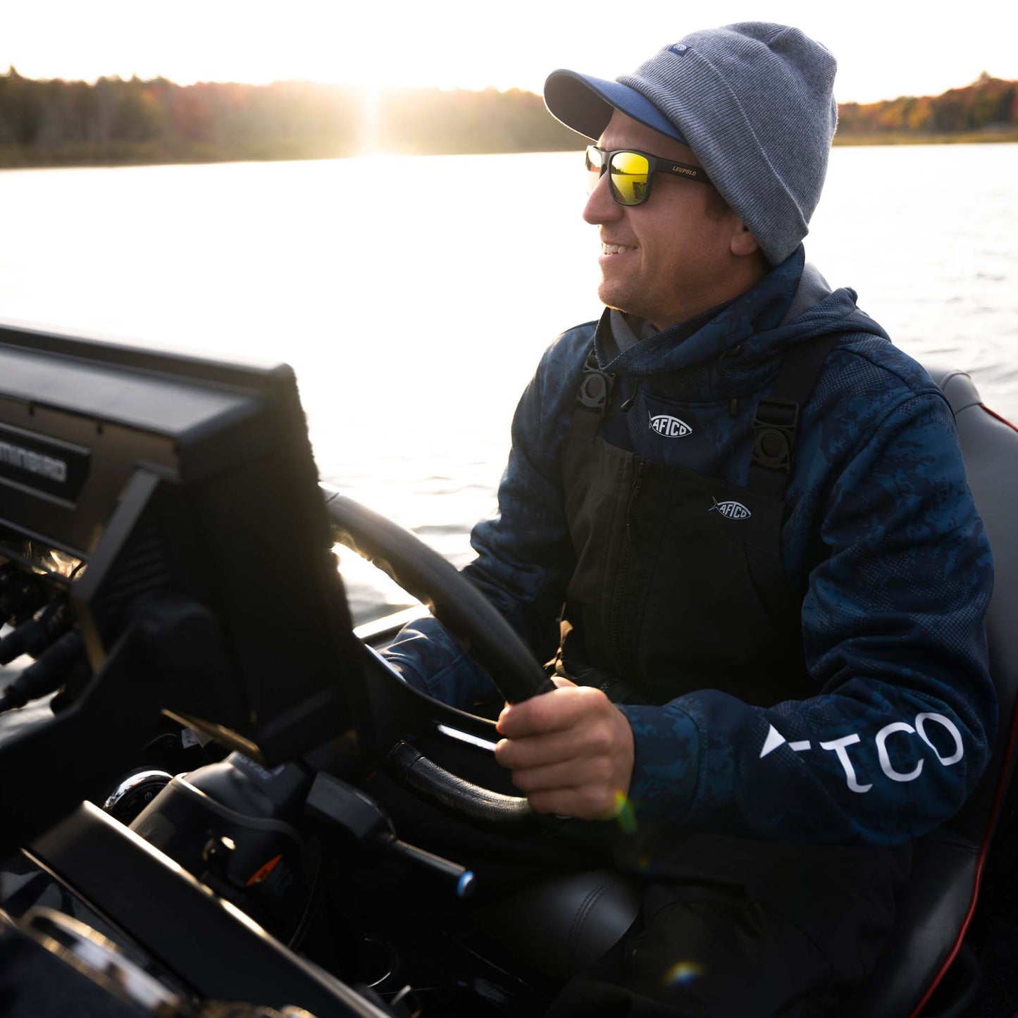 Mens Hydrobib Waterproof Fishing Bib - AFTCO