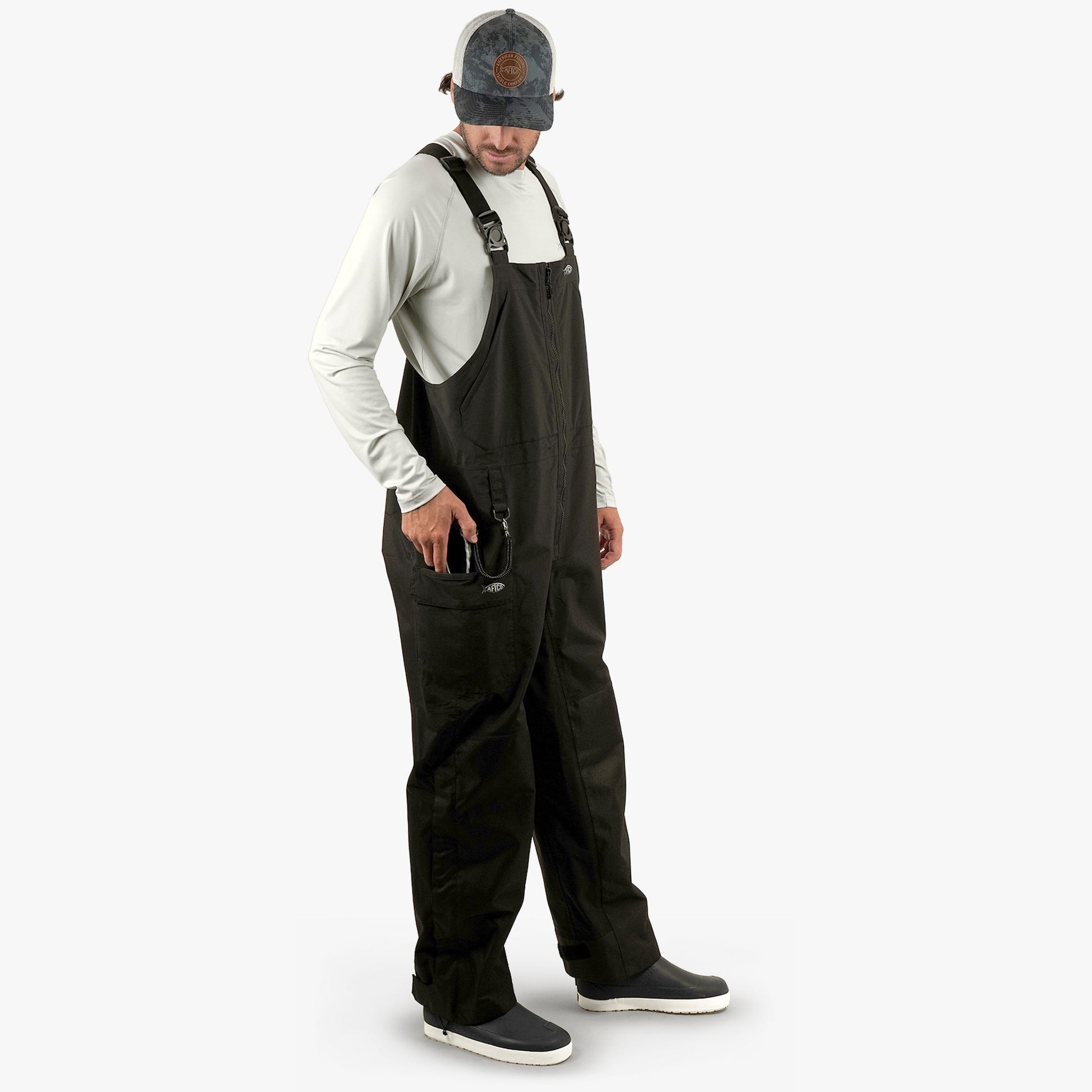 Mens Hydrobib Waterproof Fishing Bib - AFTCO
