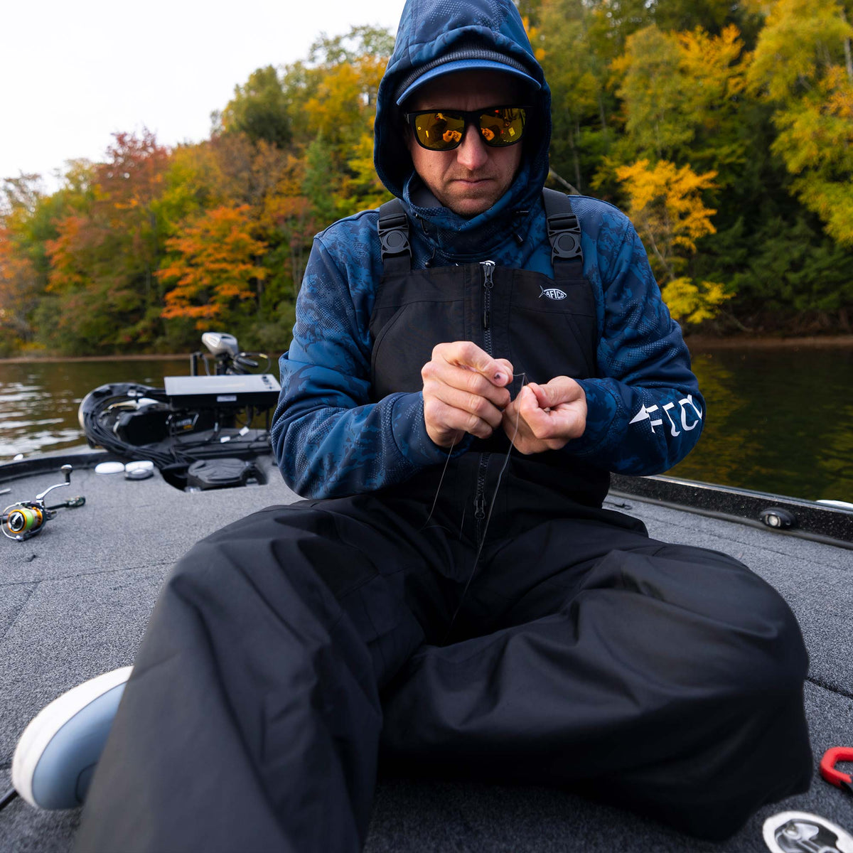 Mens Hydrobib Waterproof Fishing Bib - AFTCO