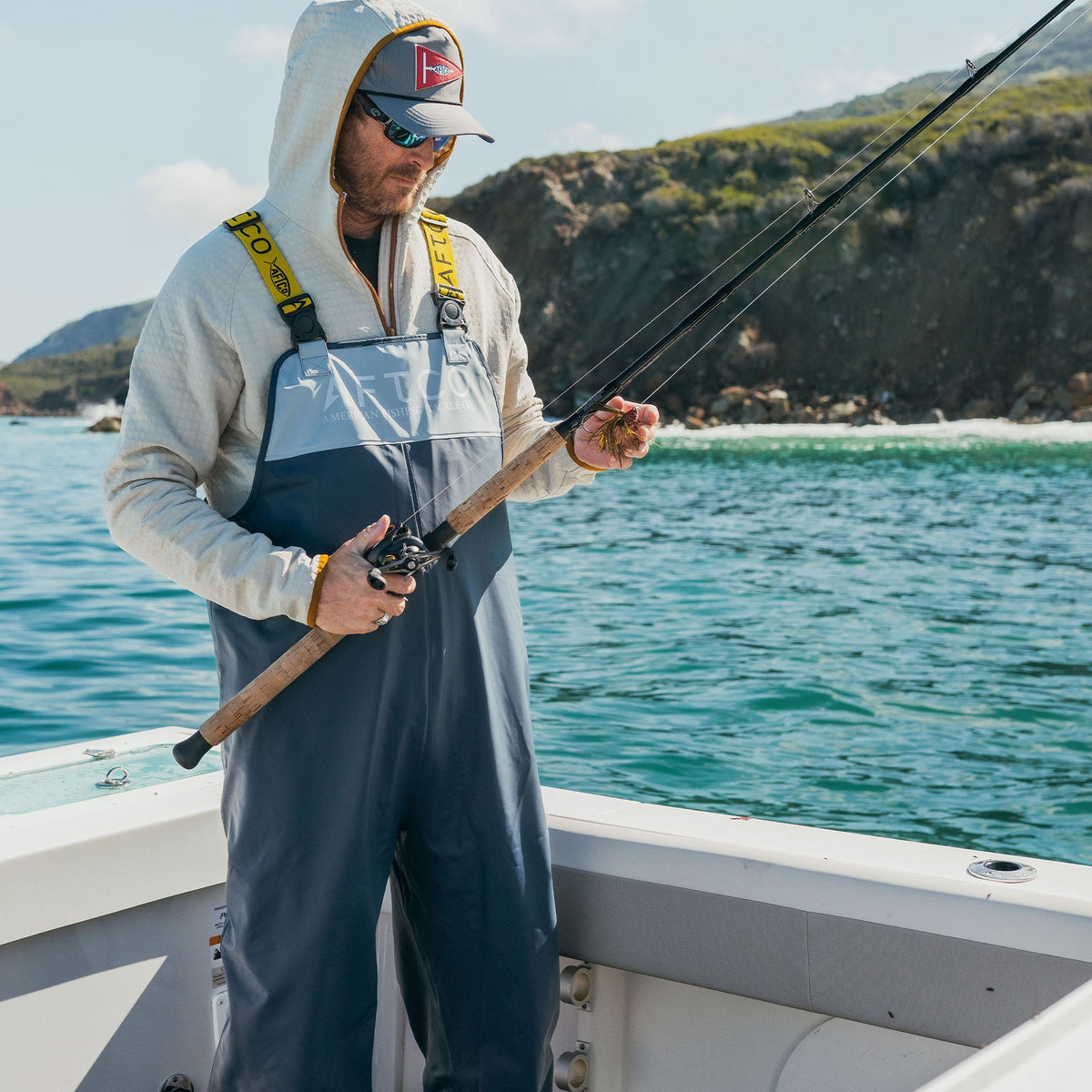 Mens Seafarer Fishing Bib - AFTCO