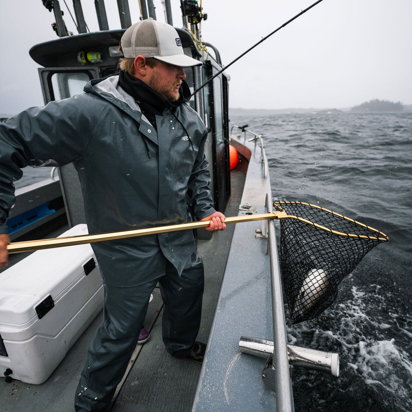 Mens Deep Set Boating Rain Gear - AFTCO